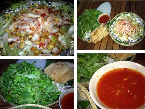 Gỏi cá mai đặc sản tại bãi biển Lagi Bình Thuận