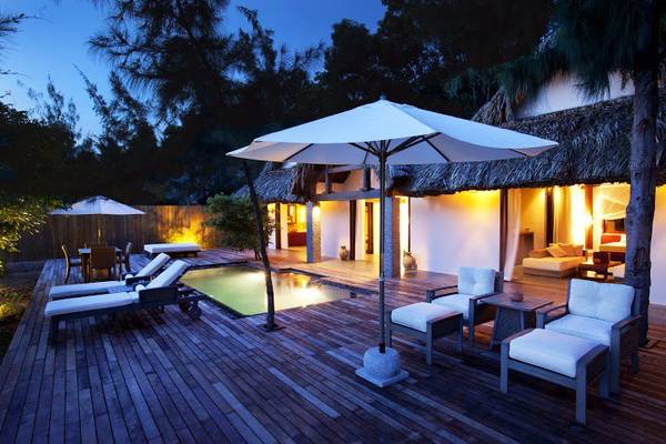 Kiến trúc gỗ tinh tế bên trong biệt thự An Lâm Ninh Vân Bay Nha Trang