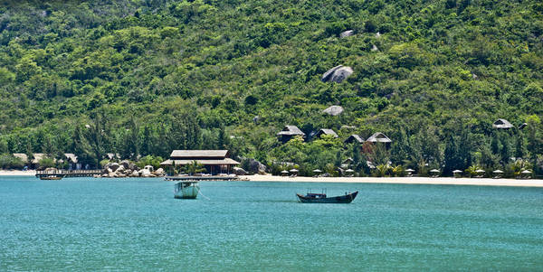 Không gian xanh mát tại biệt thự An Lâm Ninh Vân Bay Nha Trang