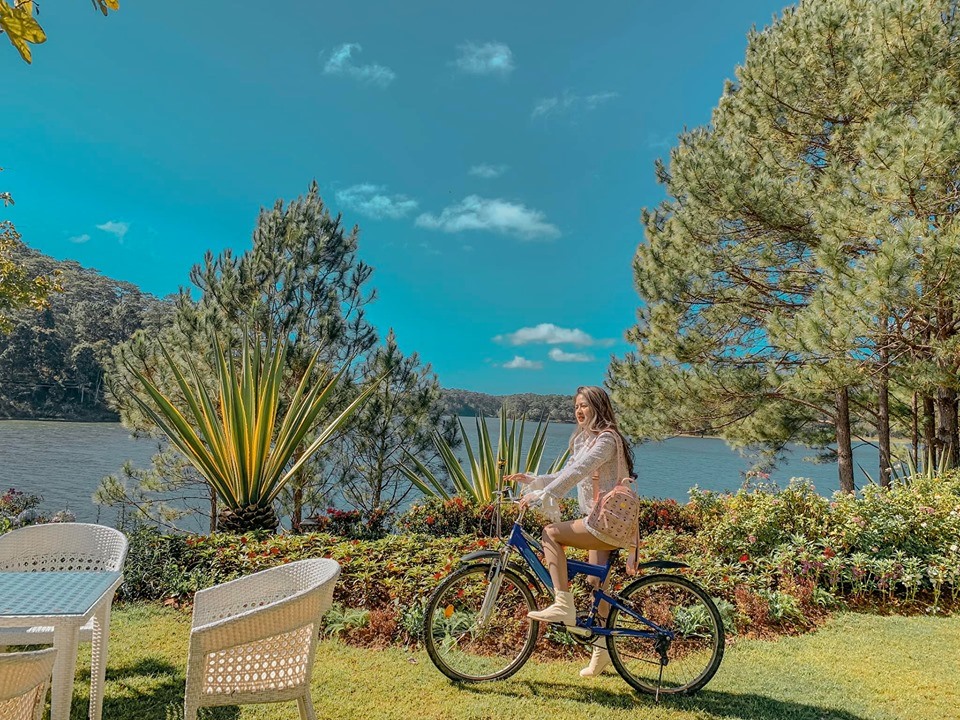 Kiến trúc resort view hồ Tuyền Lâm Bình An Village