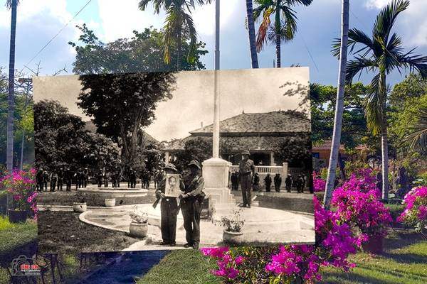 Bộ ảnh ghép Côn Đảo xưa và nay - Dinh Chúa Đảo