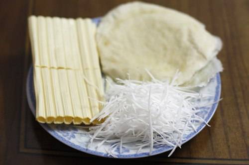 Bò bía món ăn đường phố Hà Nội