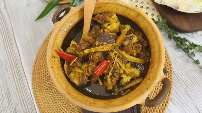 bò kho sả ớt thơm ngon
