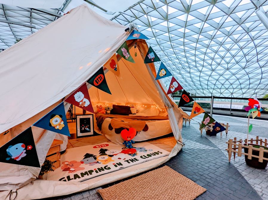 Triển lãm BT21 Glampcation Jewel Changi