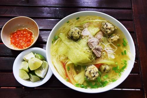 Bún mọc dọc mùng món quà sáng dân dã Hà Nội