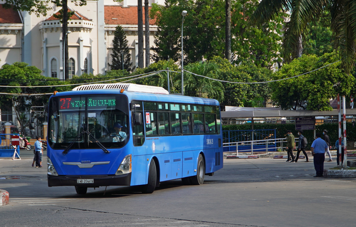 Phương tiện di chuyển công cộng ở Sài Gòn Xe buýt công cộng tiện lợi