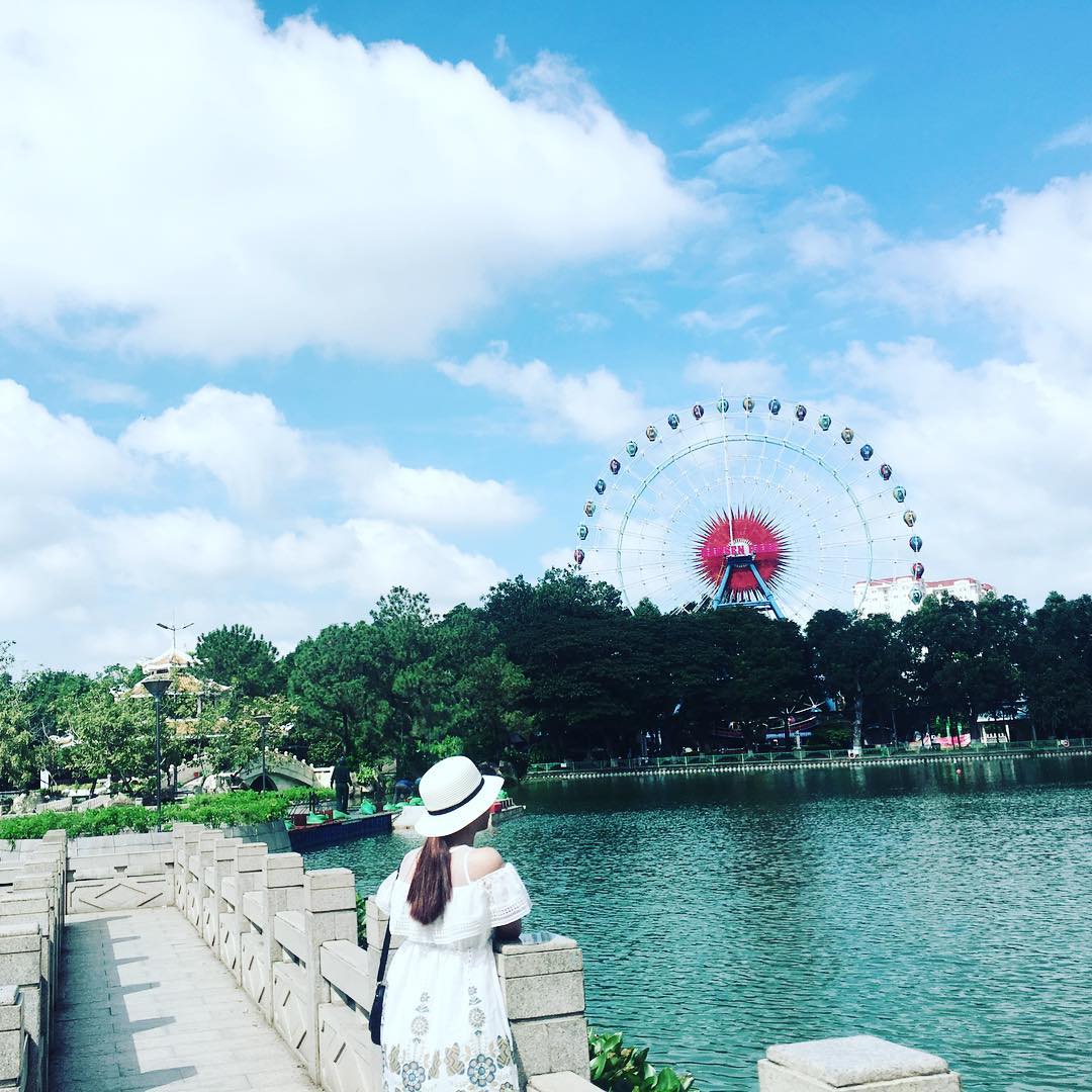 Công viên Đầm Sen. Ảnh: @bichtram22121996.