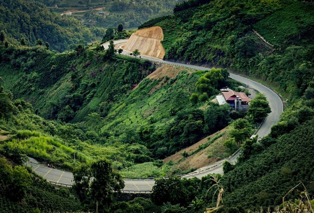 Đèo Pha Đin. Ảnh: Xuân Tư – TTXVN.
