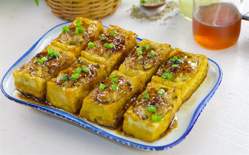 đậu hủ nhồi thịt-ivivu