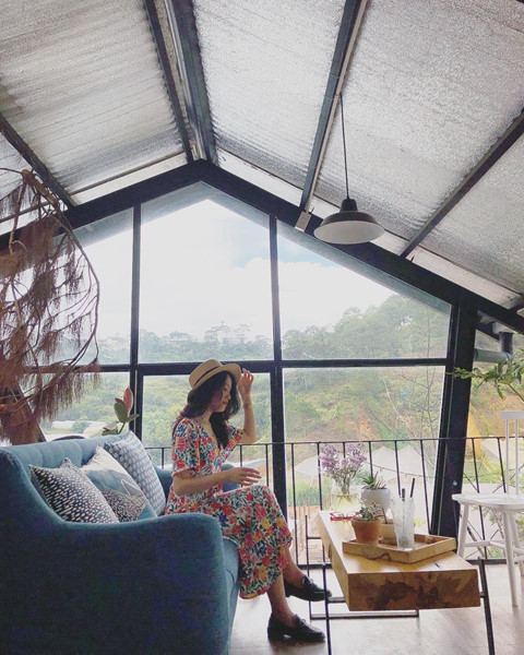 Không gian xanh của Lalaland cà phê homestay Đà Lạt Không gian xanh của Lalaland cà phê homestay Đà Lạt