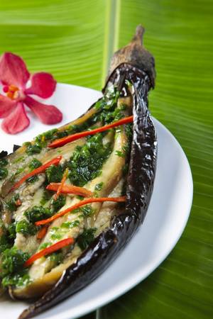 Cà tím nướng kiểu Việt Nam tại Barbecue Garden Sài Gòn