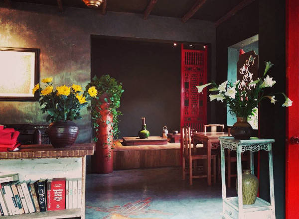 Chi tiết không gian quán trà Hà Nội Thưởng trà