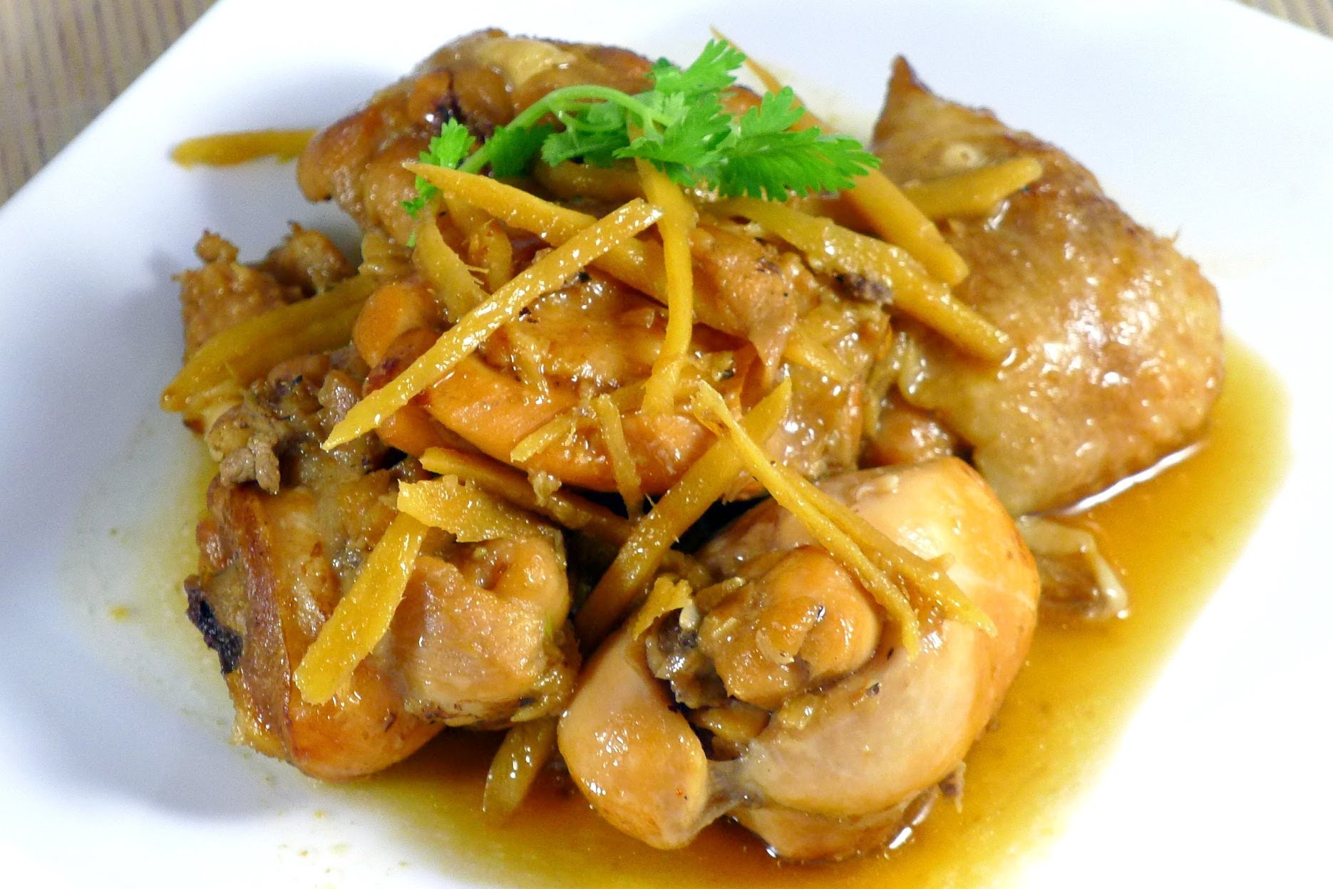Gà kho gừng món ngon từ gà Gà kho gừng món ngon từ gà