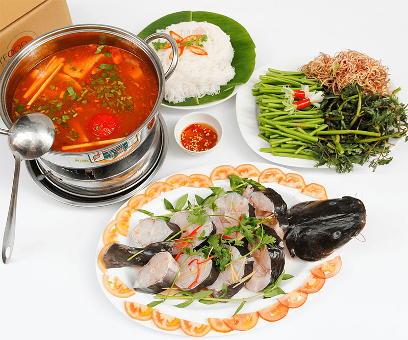Lẩu cá lăng đặc sản Đắk Lắk