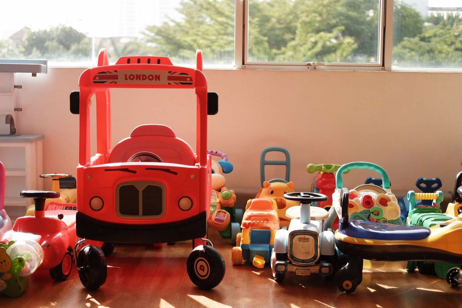 Không gian trong nhà Bama Kids Cafe