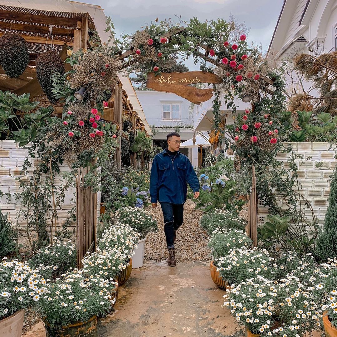 Không gian xinh xắn Boho Corner Đà Lạt