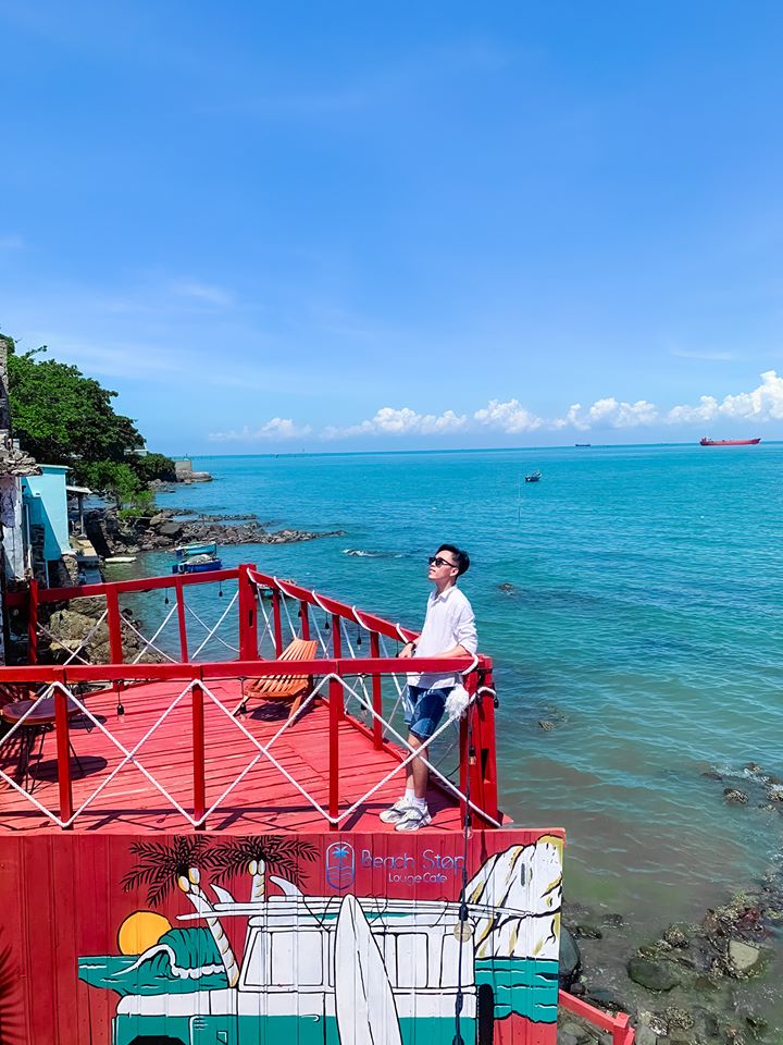 Beach Stop Lounge & Café - cafe Vũng Tàu view biển ngắm hoàng hôn