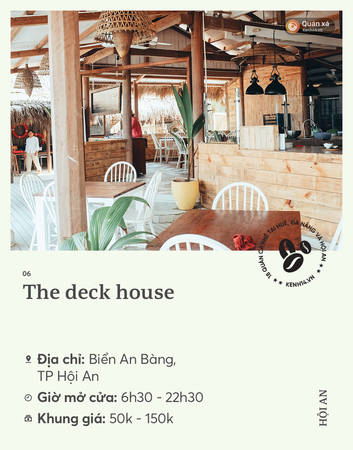 Quán cà phê xinh The Deck House ở Hội An