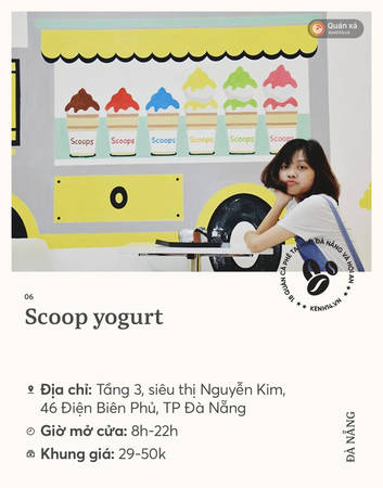 Quán cà phê xinh Scoop Yogurt ở Đà Nẵng