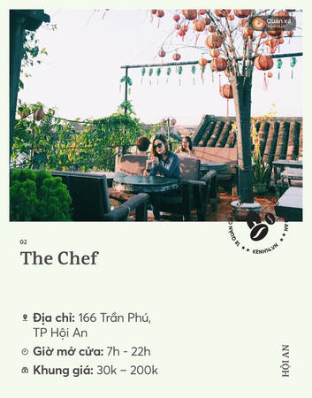 Quán cà phê xinh The Chef ở Hội An