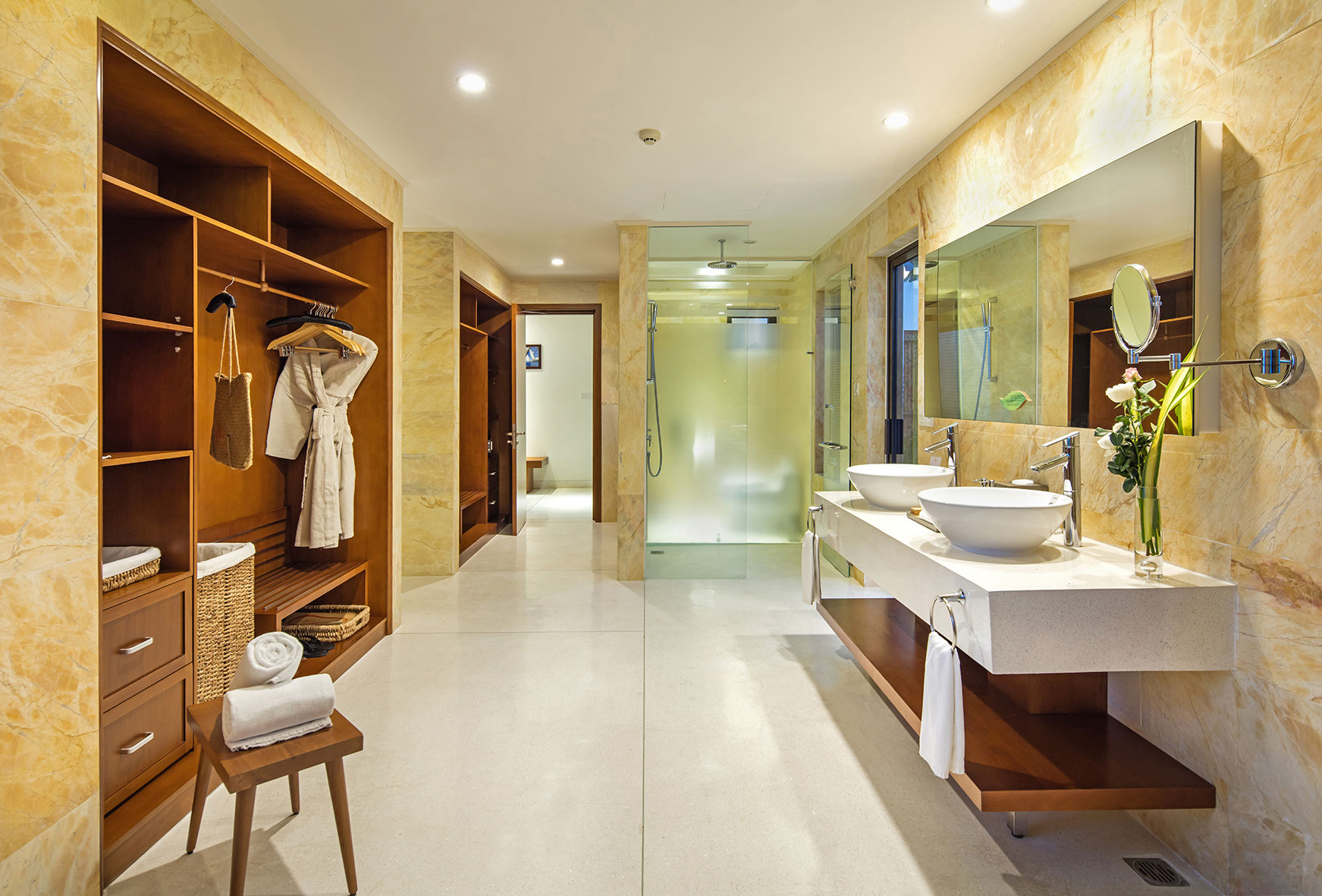 Phòng tắm hiện đại và tinh tế tại resort
