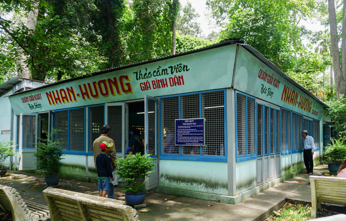 Di tích Quán Nhan Hương bên trong Thảo Cầm Viên quận 1 từng là cơ sở bí mật của biệt động Sài Gòn