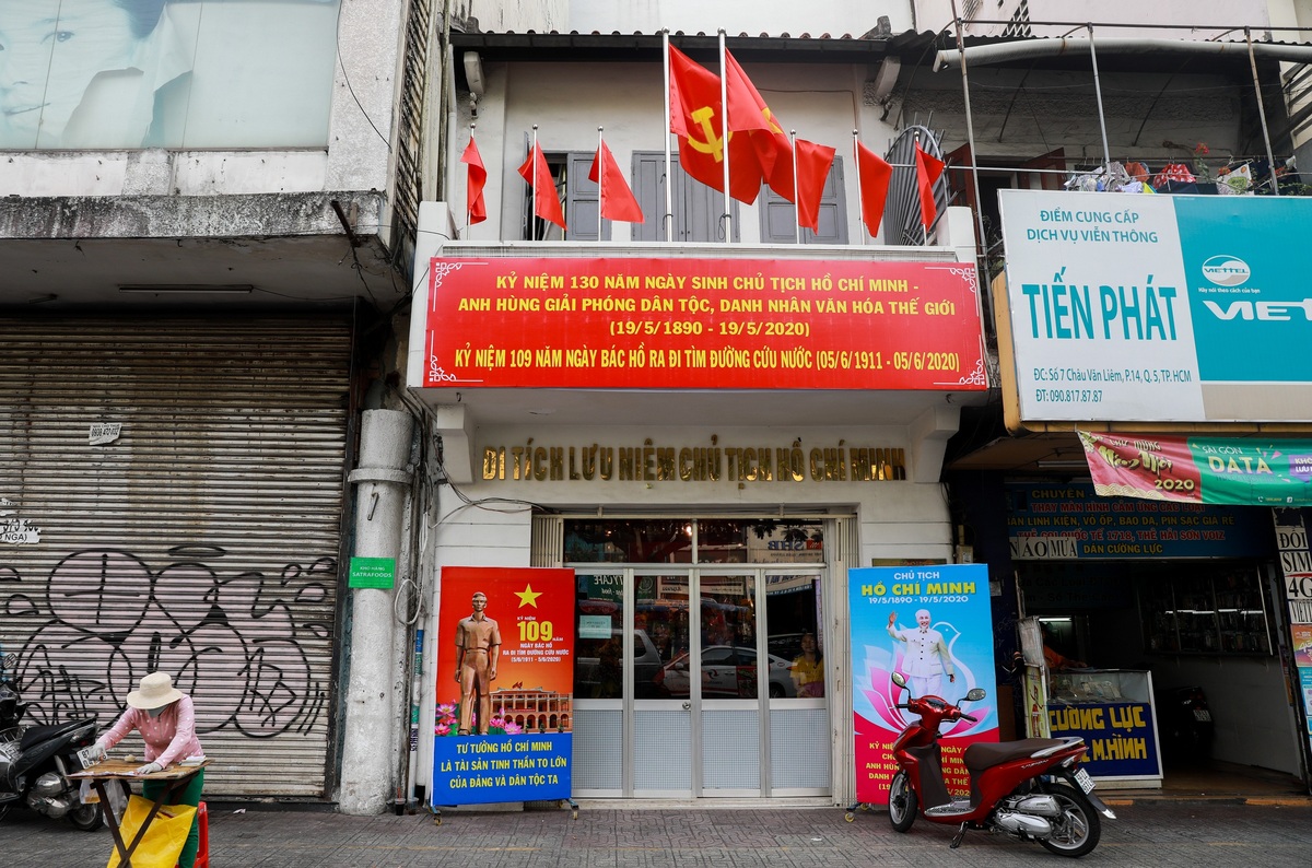 Căn nhà Bác Hồ lưu trú tại số 5 Châu Văn Liêm Sài Gòn