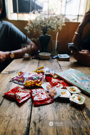 Chi tiết trang trí tinh tế tại quán