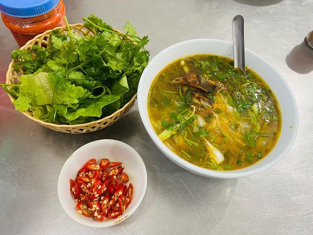 Canh cá Quỳnh Côi đặc sản Thái Bình