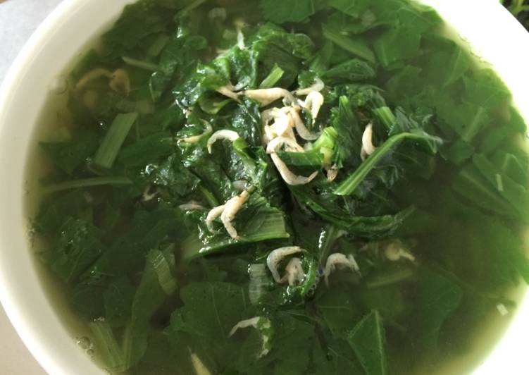 Canh cải trời thanh mát