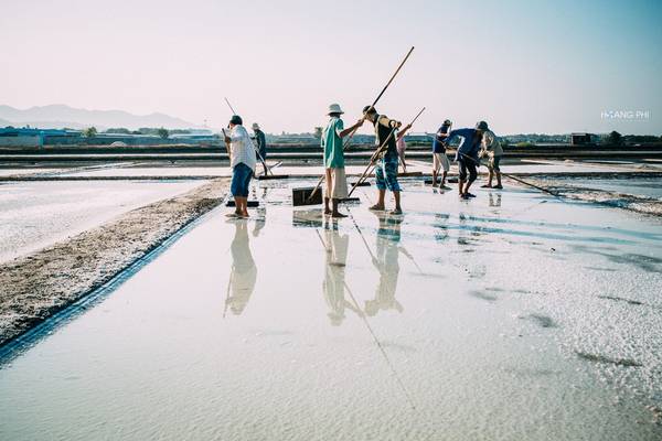 Nghề muối truyền thống tại cánh đồng muối Bà Rịa