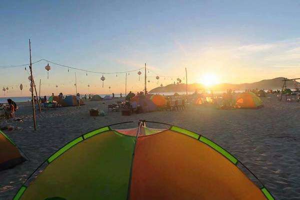 Đón bình minh rực rỡ tại Cảnh Dương Beachcamp