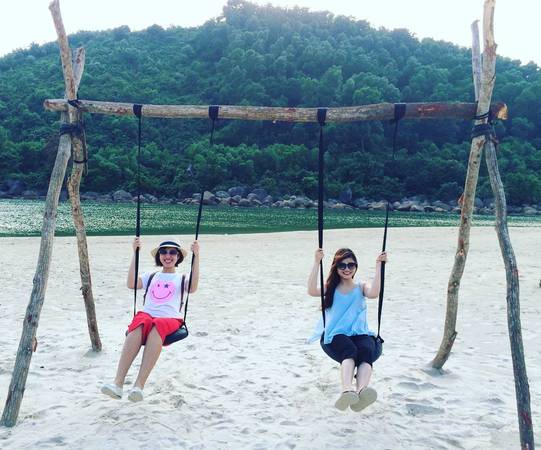 Biển xanh mây trắng tại Cảnh Dương Beachcamp