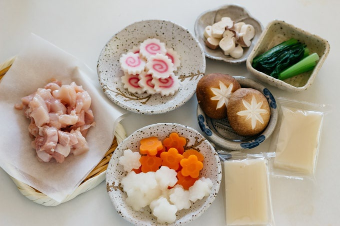 Canh mochi nóng kiểu Kanto và Kansai