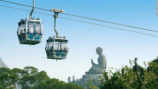 Tuyến cáp treo Ngong Ping 360 đến làng Ngong Ping