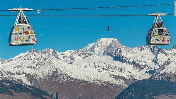 Tuyến cáp treo Vanoise Express nối Les Arcs và La Plagne