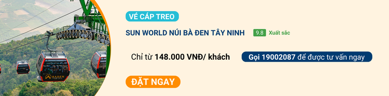 Cáp treo núi Bà Đen trong Đại lễ Vesak 2025