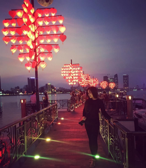 Cầu Tình Yêu Đà Nẵng lung linh