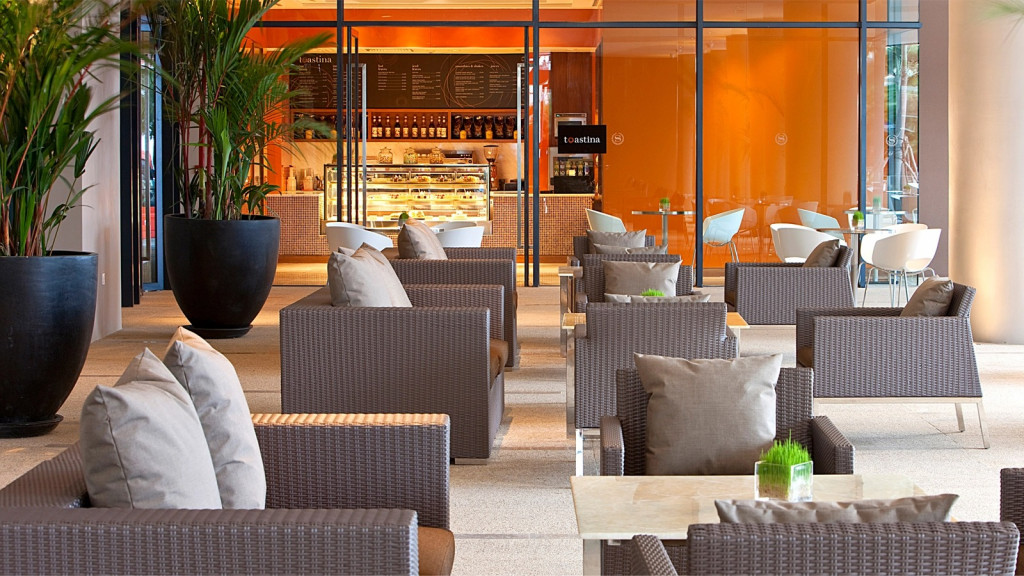 Không gian trong nhà của Cafe Toastina Nha Trang