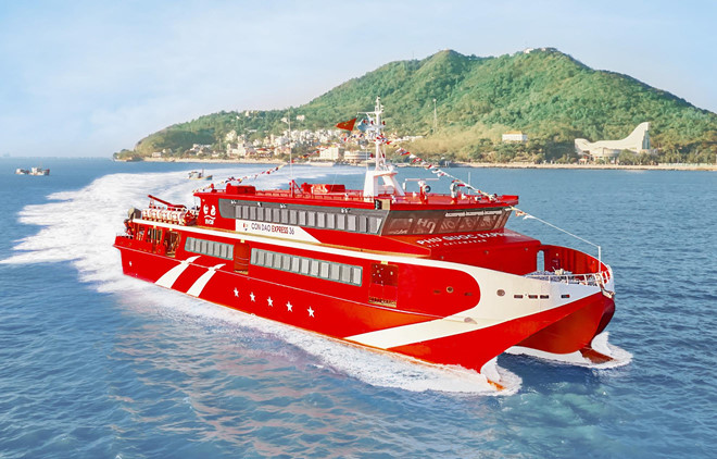 Tàu cao tốc Côn Đảo Express. Ảnh: Phu Quoc Express Boat.
