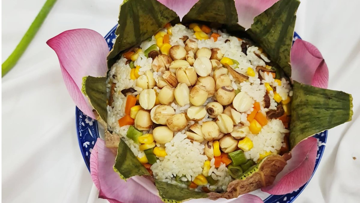 Cơm hạt sen trong ẩm thực Đồng Tháp