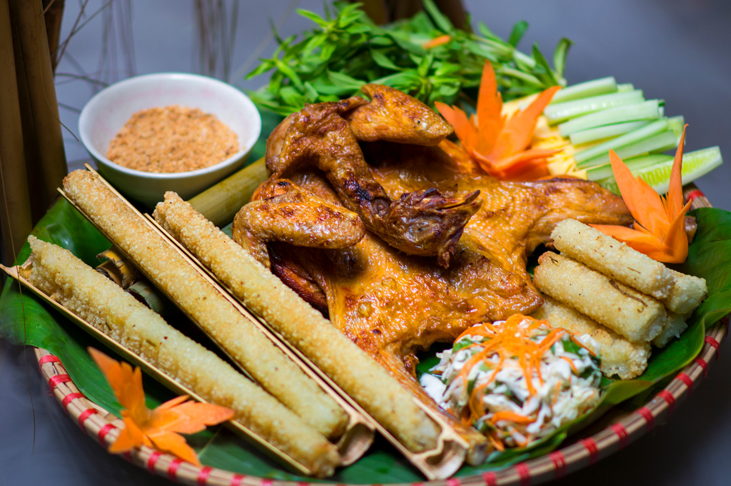 Cơm lam thịt nướng - đặc sản Đắk Nông