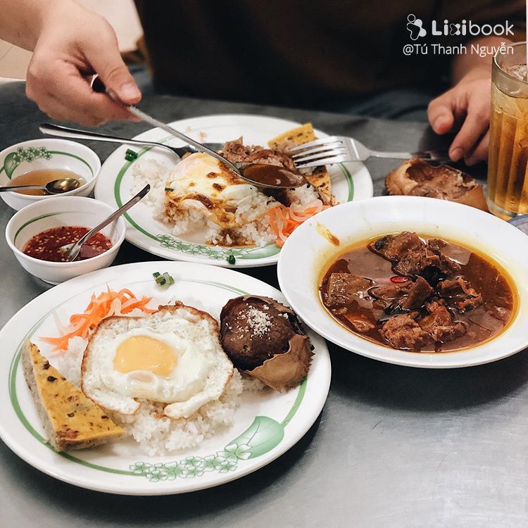 Đĩa cơm tấm bò kho 114 Sài Gòn