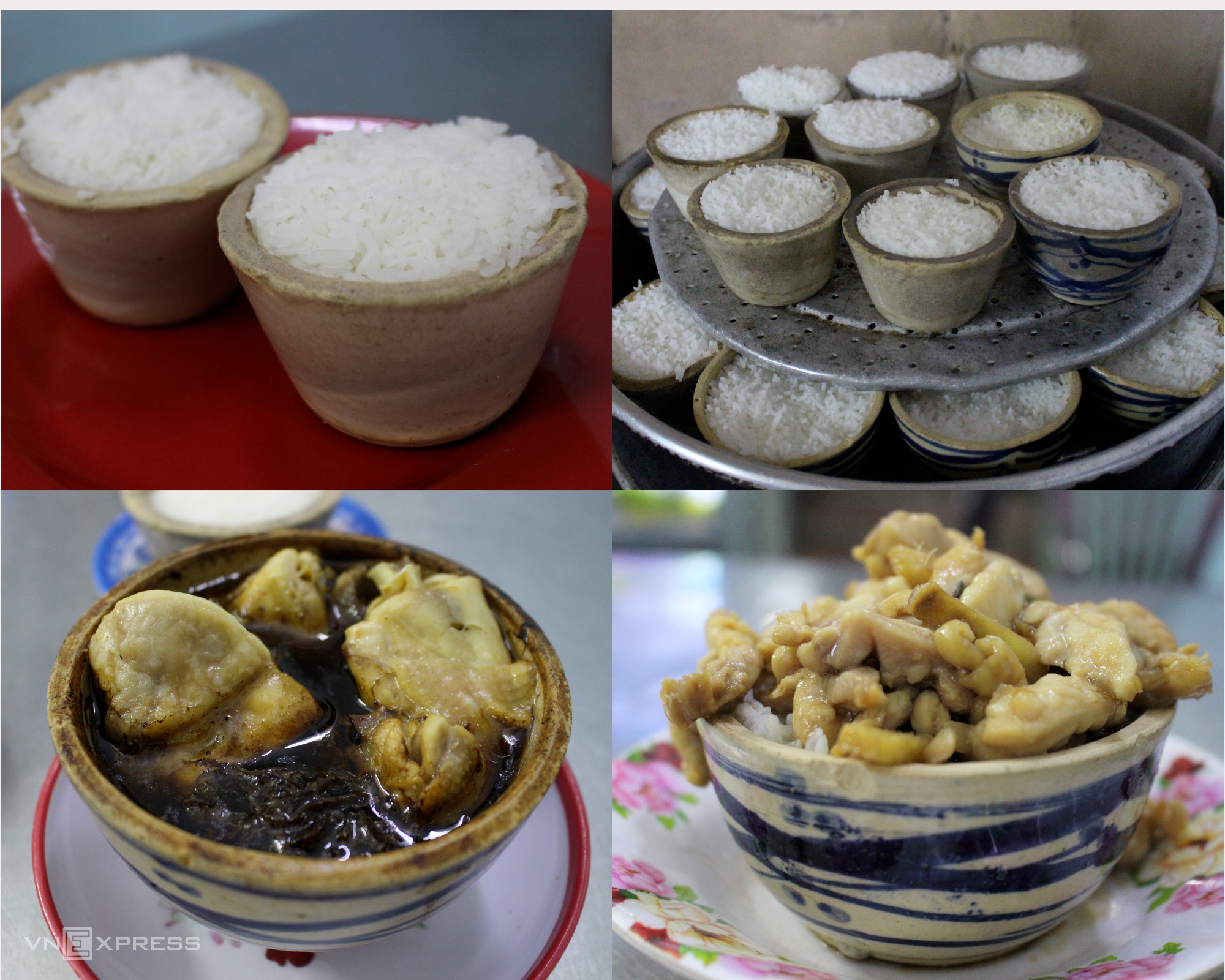 Cơm thố gà tại quán ăn Sài Gòn