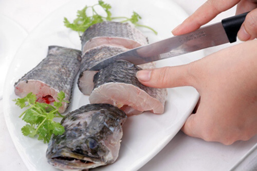 Hình ảnh cháo cá lóc nấu bầu thơm ngon