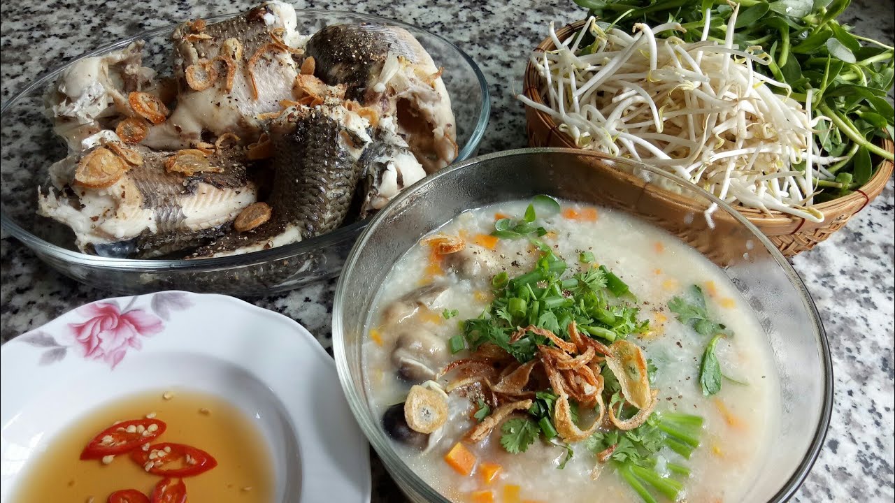 Cháo cá lóc rau đắng2-ivivu