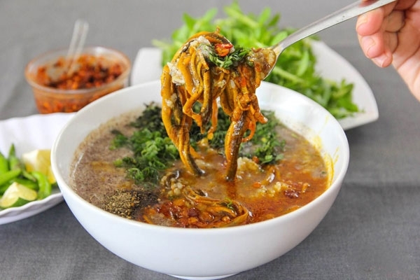 Cháo lươn xanh đặc sản Quảng Nam