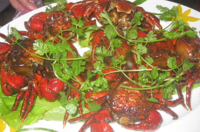 Chù ụ rang me - đặc sản món chù ụ Trà Vinh