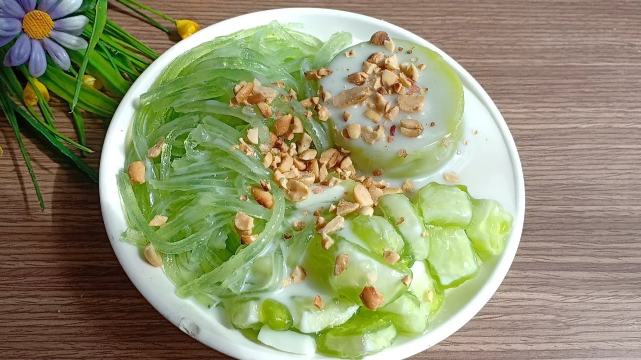 Chè thạch xanh nước cốt dừa