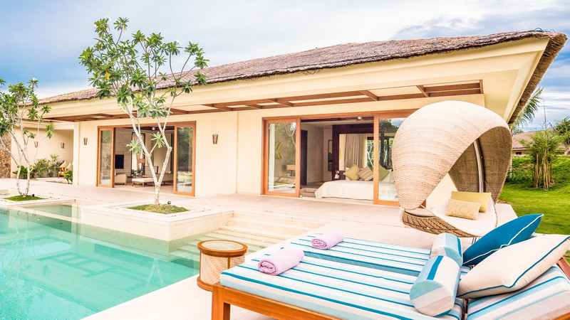 Bồn tắm gỗ độc đáo tại Fusion Resort Phú Quốc
